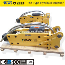 high quality korean Soosan open/top type hydraulic concrete breaker for KOBELCO excavator